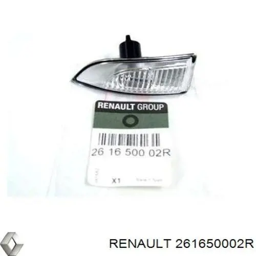 Покажчик повороту дзеркала, лівий 261650002R Renault (RVI)