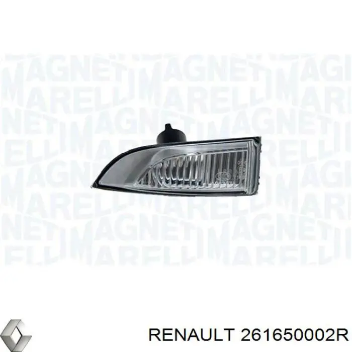Покажчик повороту дзеркала, лівий 261650002R Renault (RVI)