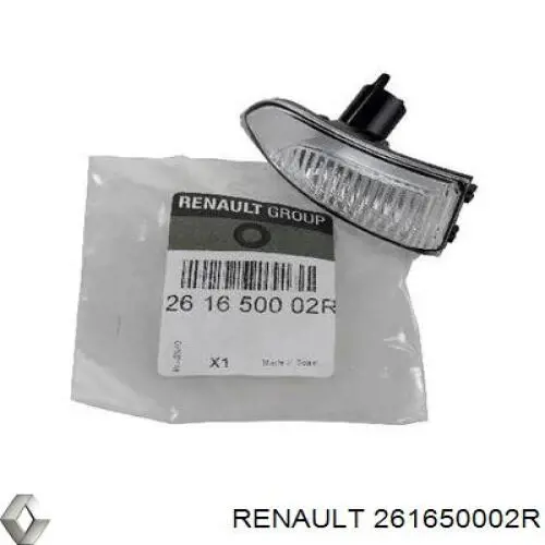 Покажчик повороту дзеркала, лівий Renault (RVI) 261650002R ціна, від 6.93 USD
