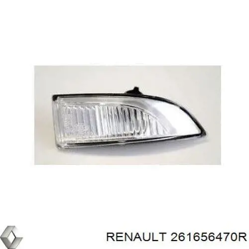 Покажчик повороту дзеркала, лівий Renault (RVI) 261656470R ціна, від 10.95 USD