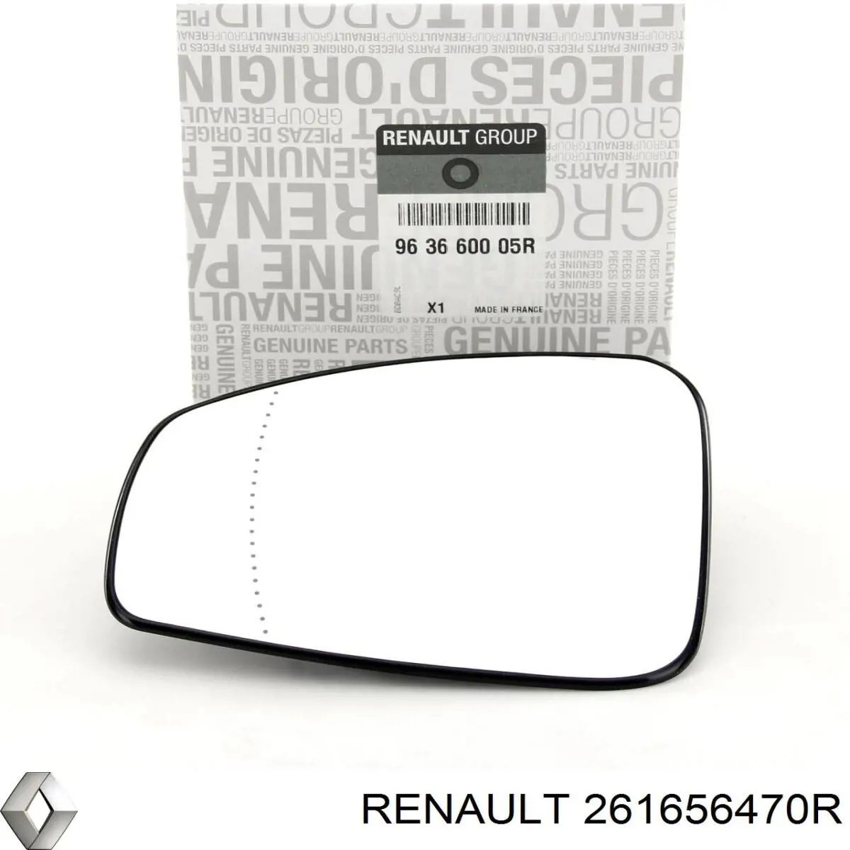 261656470R Renault (RVI) Покажчик повороту дзеркала, лівий