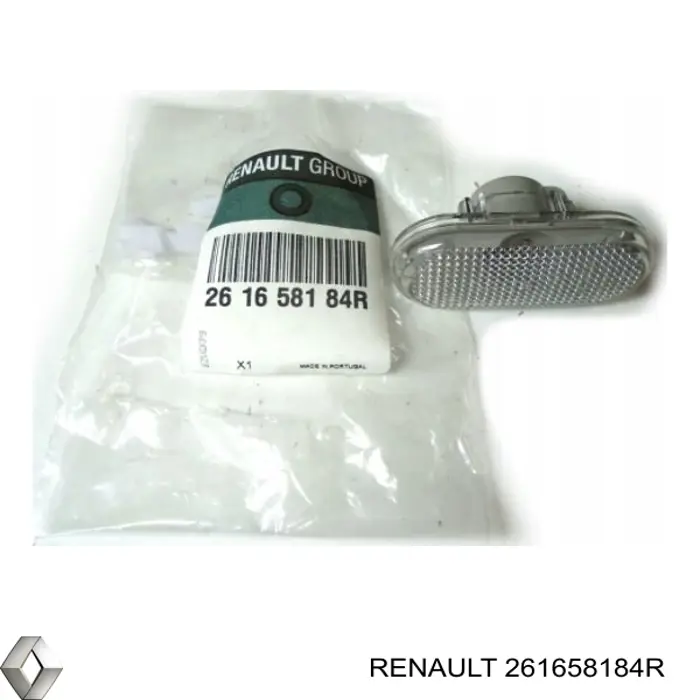 Купити 261658184R Renault (RVI) Повторювач повороту на крилі, лівий