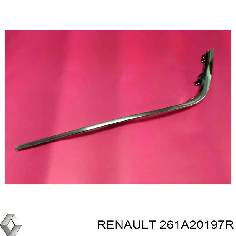 Окантовка фари протитуманною Renault Megane 4 (LV) (Рено Меган)