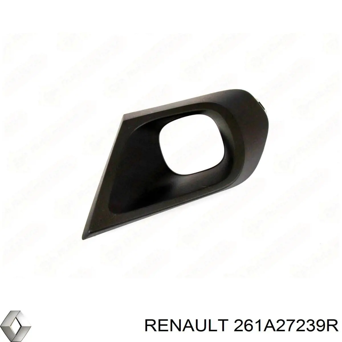 Ободок/окантовка фари противотуманной, правий Renault DUSTER (HM) (Рено Дастер)