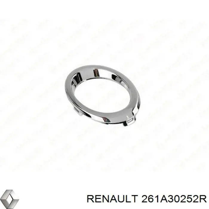 Ободок/окантовка фари протитуманної, лівий Renault SANDERO 2 (Рено Сандеро)