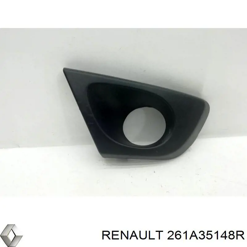 Купити 261A35148R Renault (RVI) Заглушка, решітка протитуманних фар бампера переднього, ліва