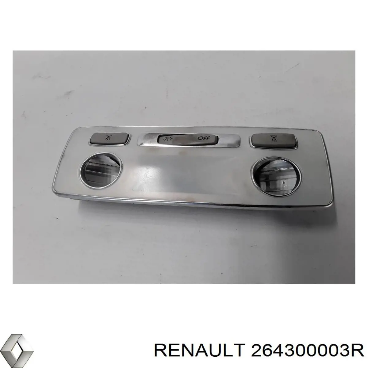 Плафон освітлення салону/кабіни Renault (RVI) 264300003R ціна, від 9.64 USD