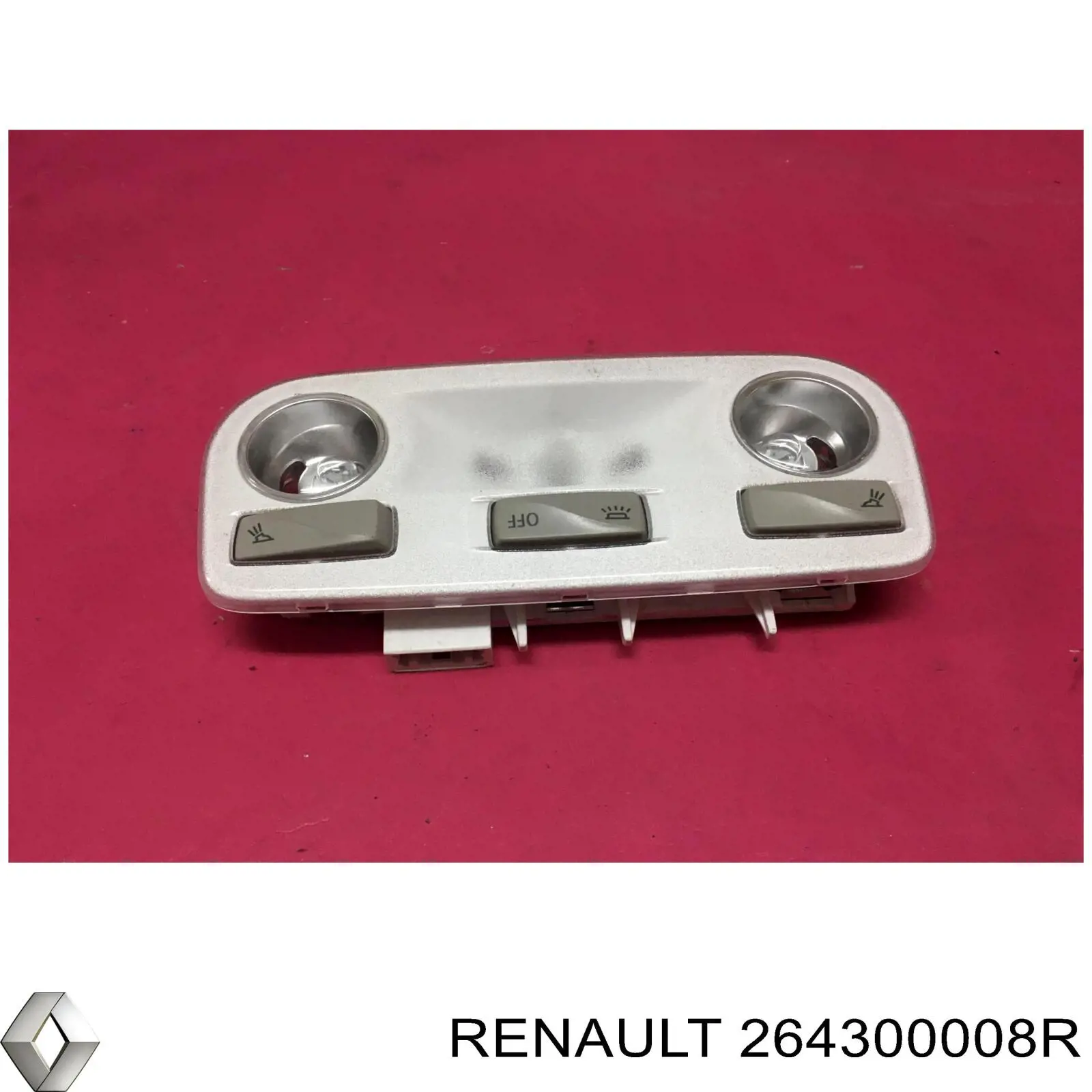 Плафон освітлення кабіни 264300008R Renault (RVI)