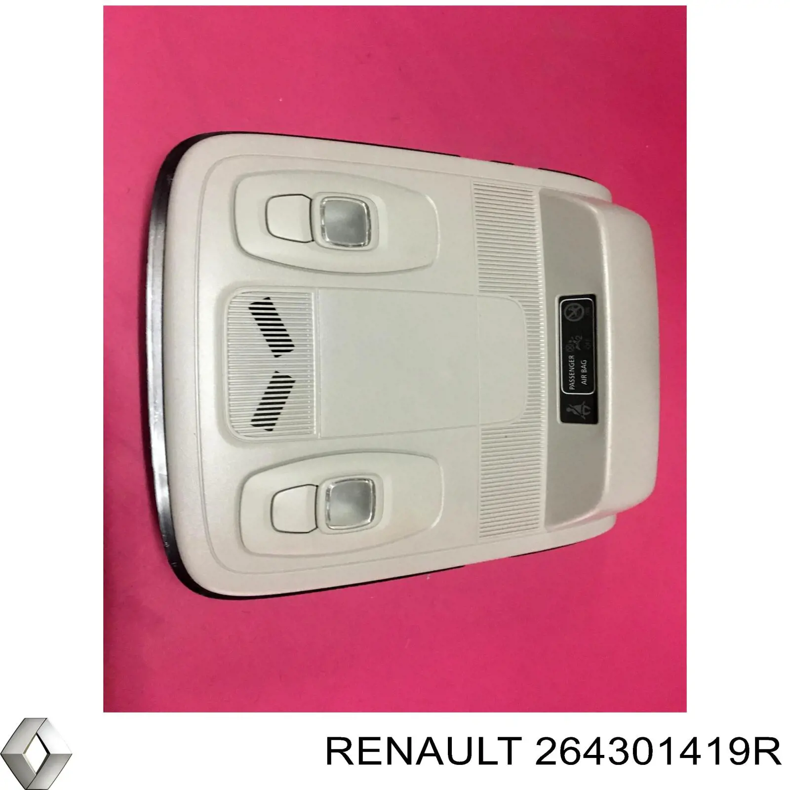 Плафон освітлення кабіни 264301419R Renault (RVI)