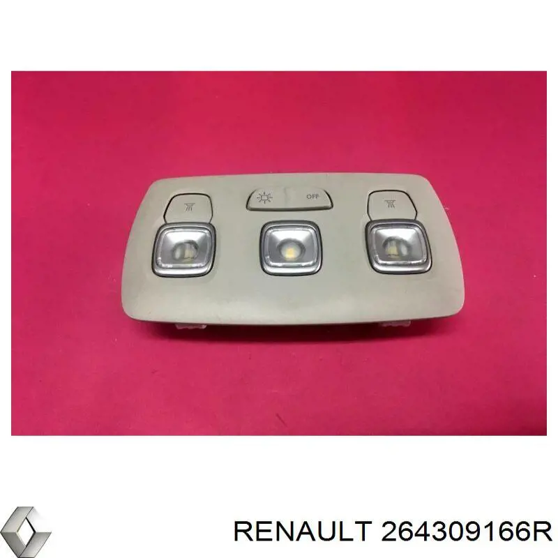 264309166R Renault (RVI) Плафон освітлення салону/кабіни, задній