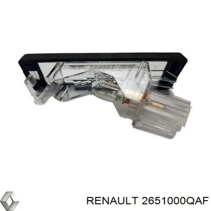 Ліхтар підсвічування заднього номерного знака Renault (RVI) 2651000QAF ціна, від 56.95 USD