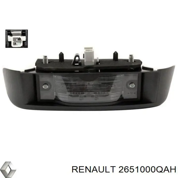 Ліхтар підсвічування заднього номерного знака Renault Trafic 2 (FL) (Рено Трафік)