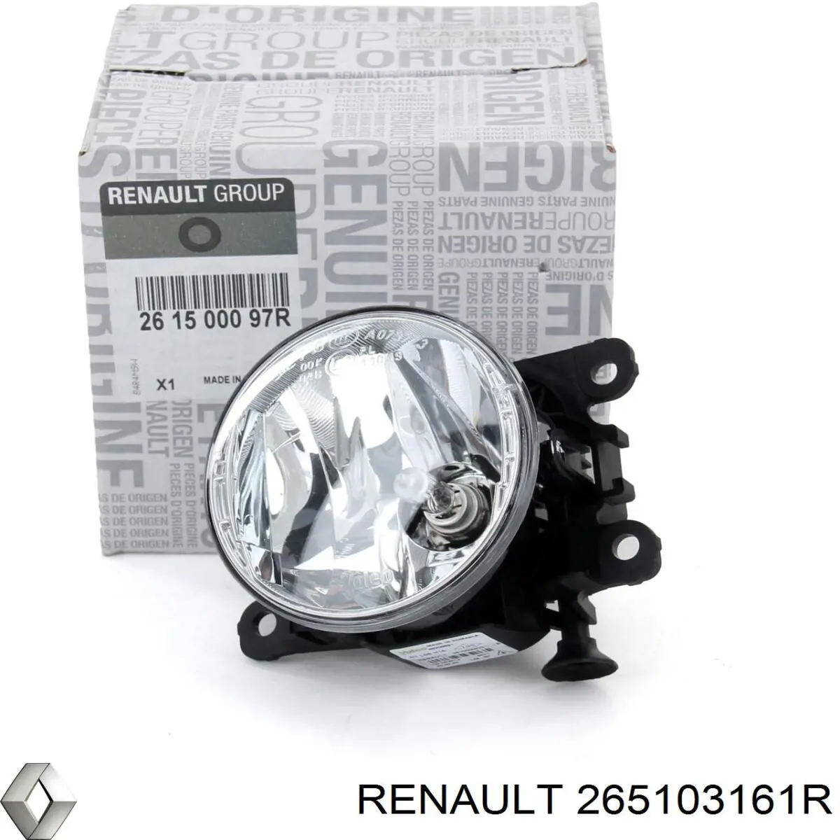 Корпус ліхтаря підсвітки номерного знака 265103161R Renault (RVI)