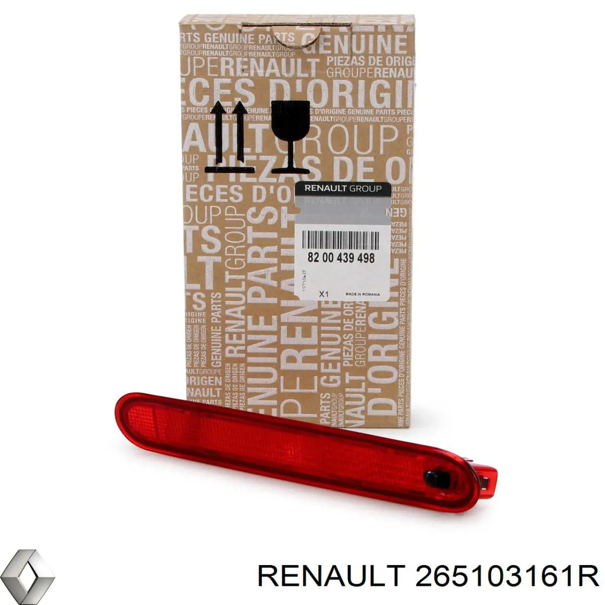 265103161R Renault (RVI) Корпус ліхтаря підсвітки номерного знака
