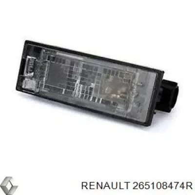 Ліхтар підсвічування заднього номерного знака Renault (RVI) 265108474R ціна, від 9.08 USD