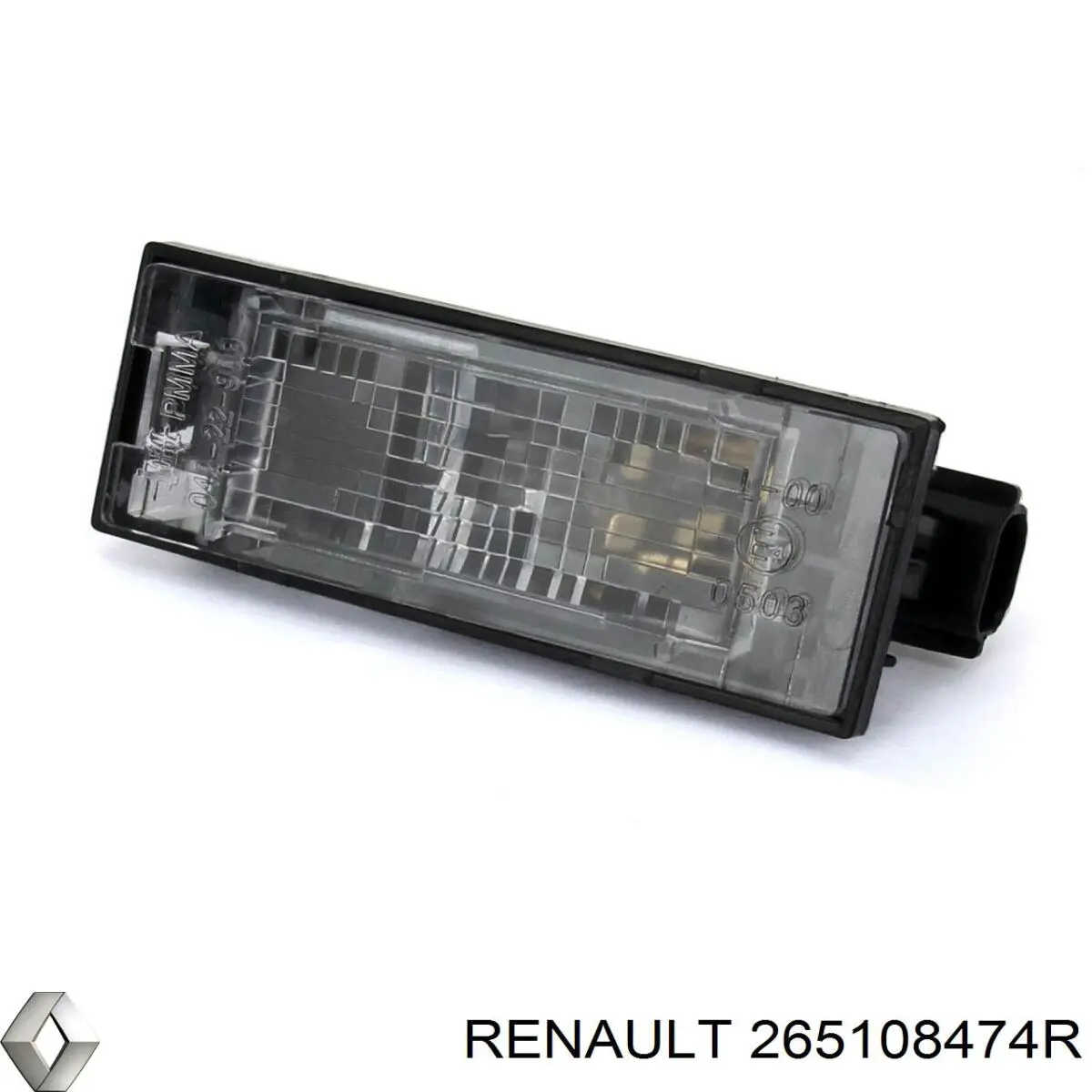Ліхтар підсвічування заднього номерного знака Renault (RVI) 265108474R