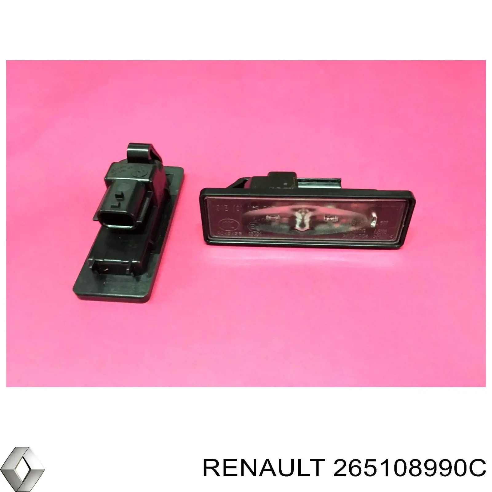Ліхтар підсвічування заднього номерного знака 265108990C Renault (RVI)