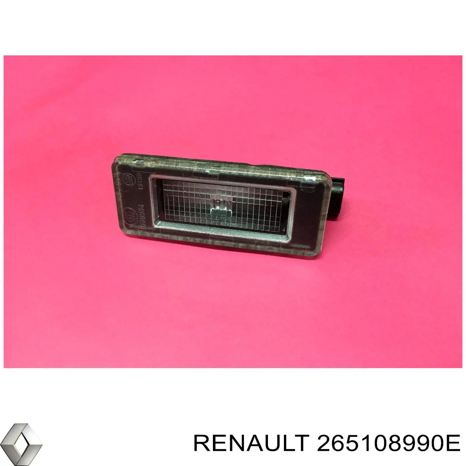 Ліхтар підсвічування заднього номерного знака Renault (RVI) 265108990E ціна, від 20.31 USD