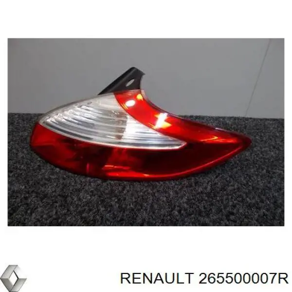 Ліхтар задній правий, зовнішній Renault (RVI) 265500007R ціна, від 53.55 USD