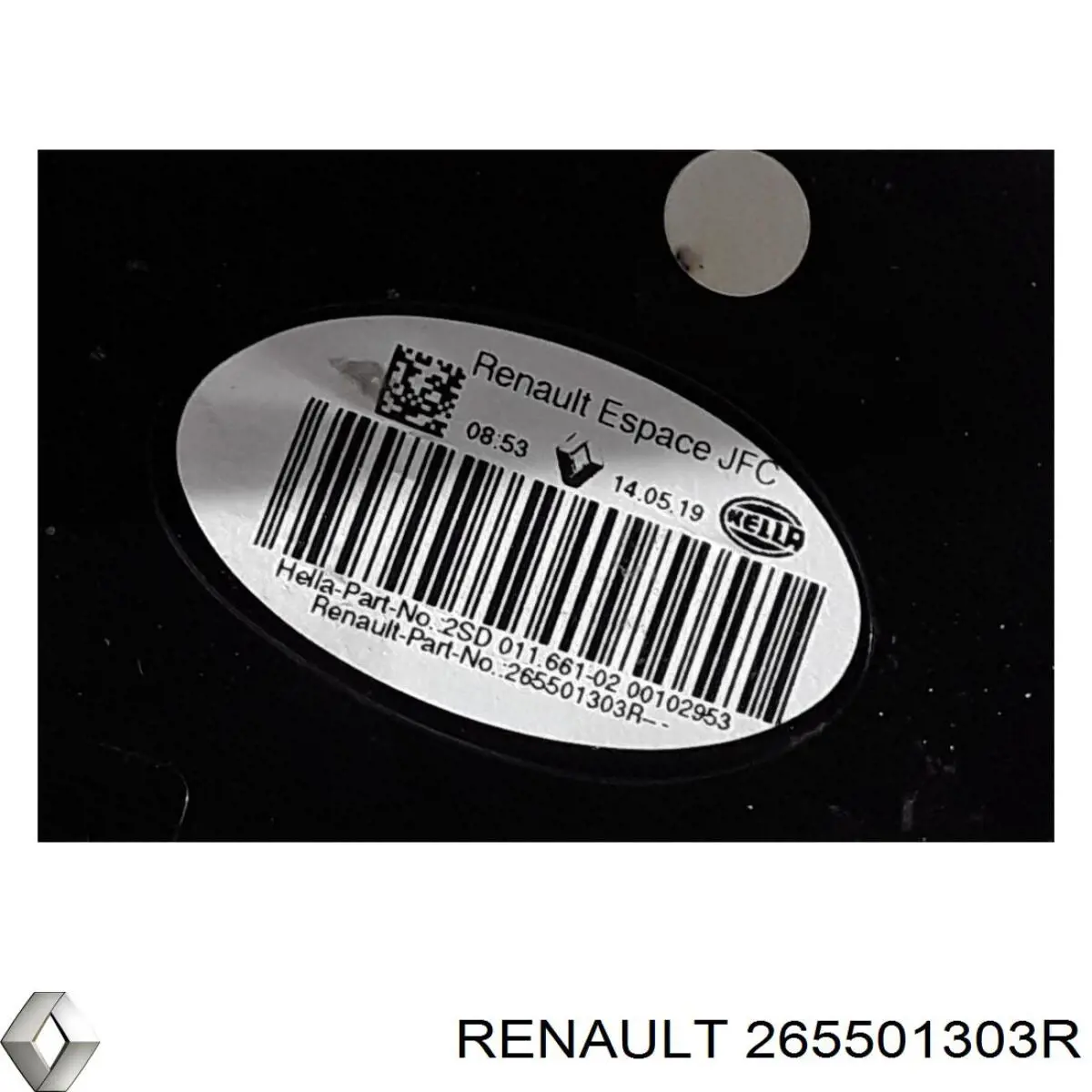 Задні ліхтарі Renault (RVI) 265501303R ціна, від 318.57 USD
