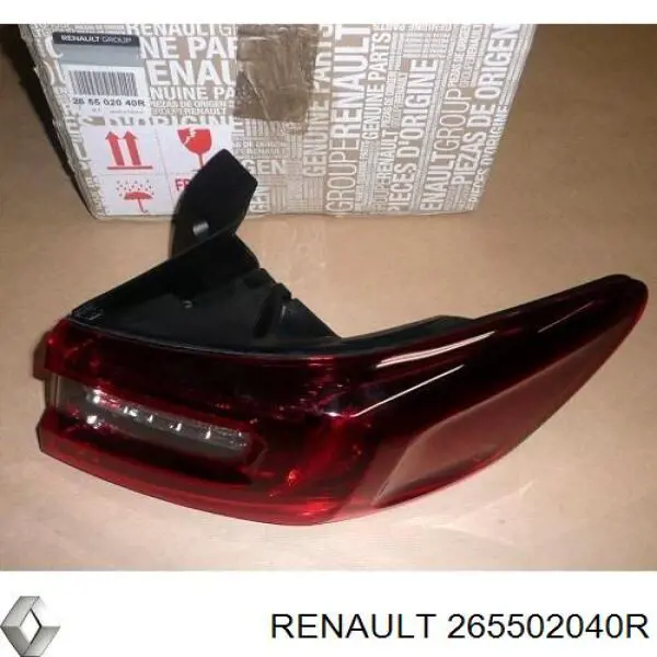 265502040R Renault (RVI) Задній правий зовнішній ліхтар