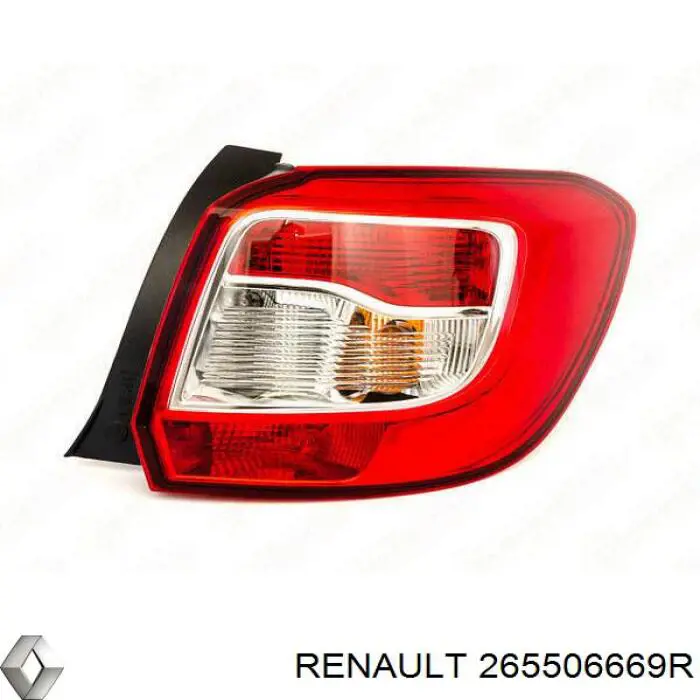 Ліхтар задній правий 265506669R Renault (RVI)