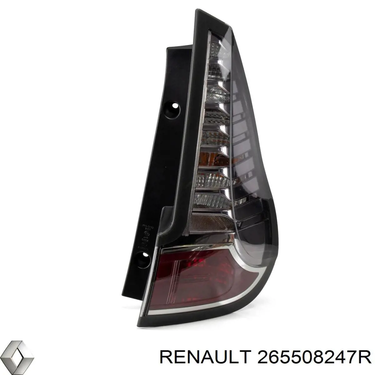 Ліхтар задній правий, зовнішній Renault (RVI) 265508247R ціна, від 70.18 USD