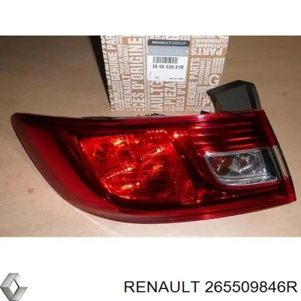 265509846R Renault (RVI) Задній правий зовнішній ліхтар