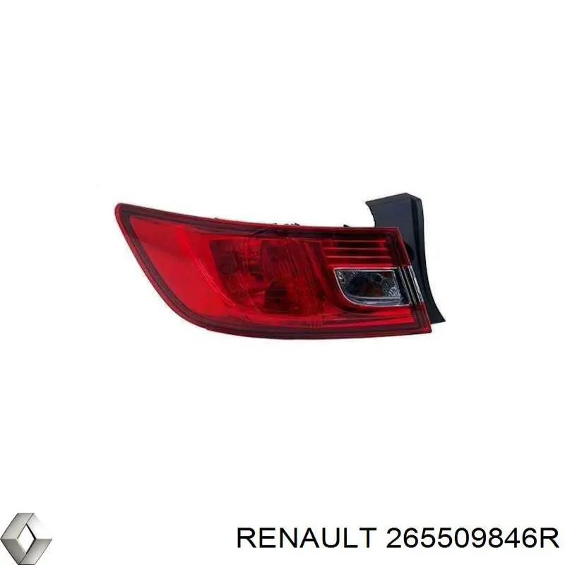 Фара задня права зовнішня Renault (RVI) 265509846R