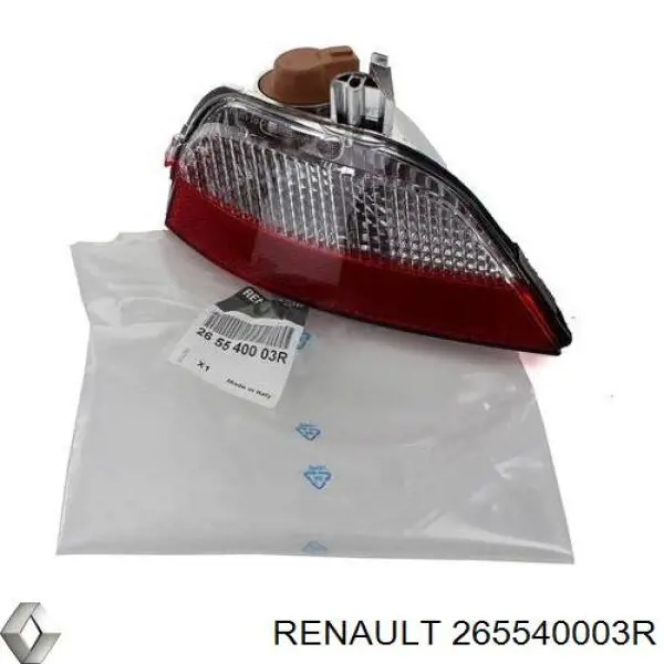 Протівотуманнка задня, права Renault (RVI) 265540003R ціна, від 41.68 USD