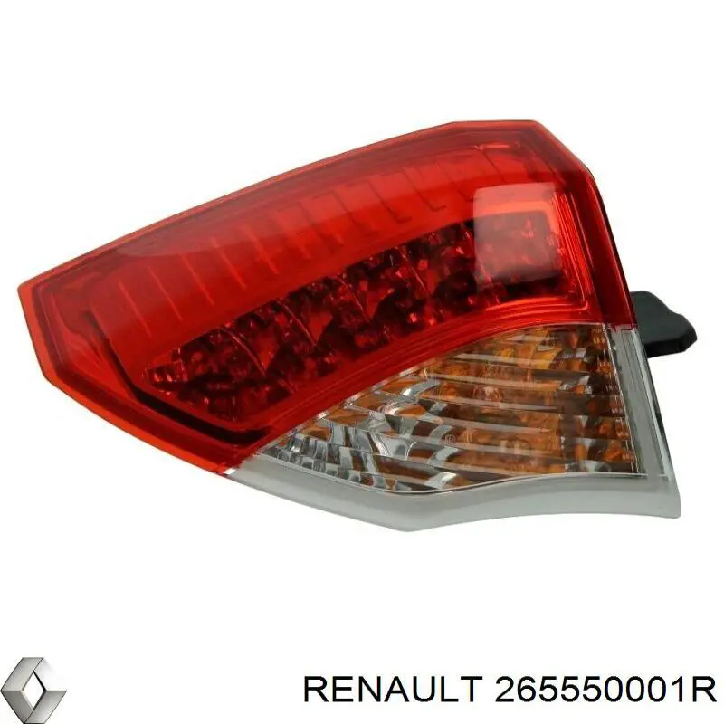 Задня ліва зовнішня фара Renault (RVI) 265550001R ціна, від 109.09 USD
