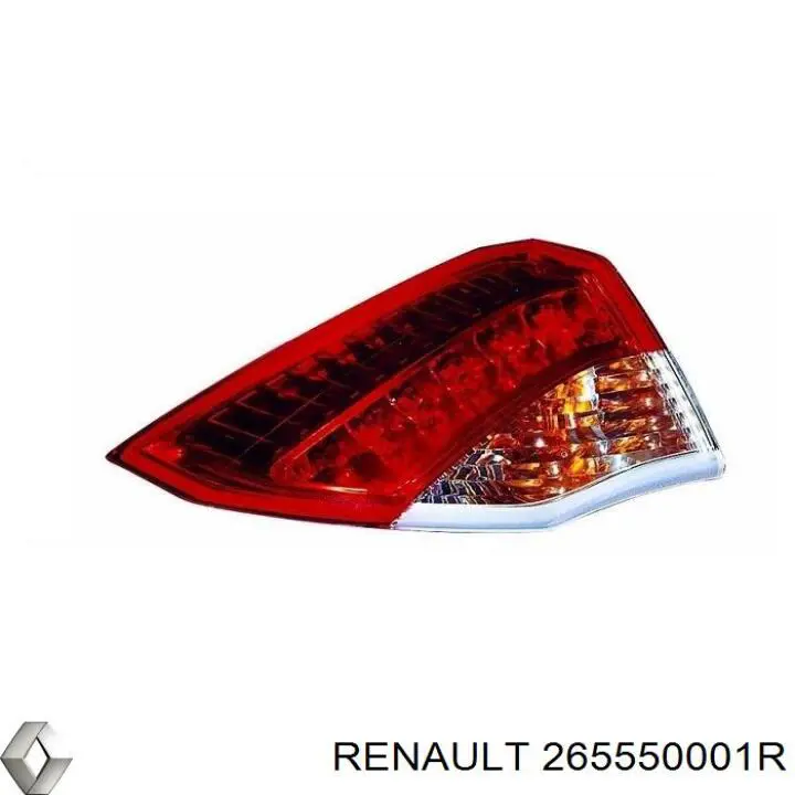 265550001R Renault (RVI) ліхтар задній лівий, зовнішній