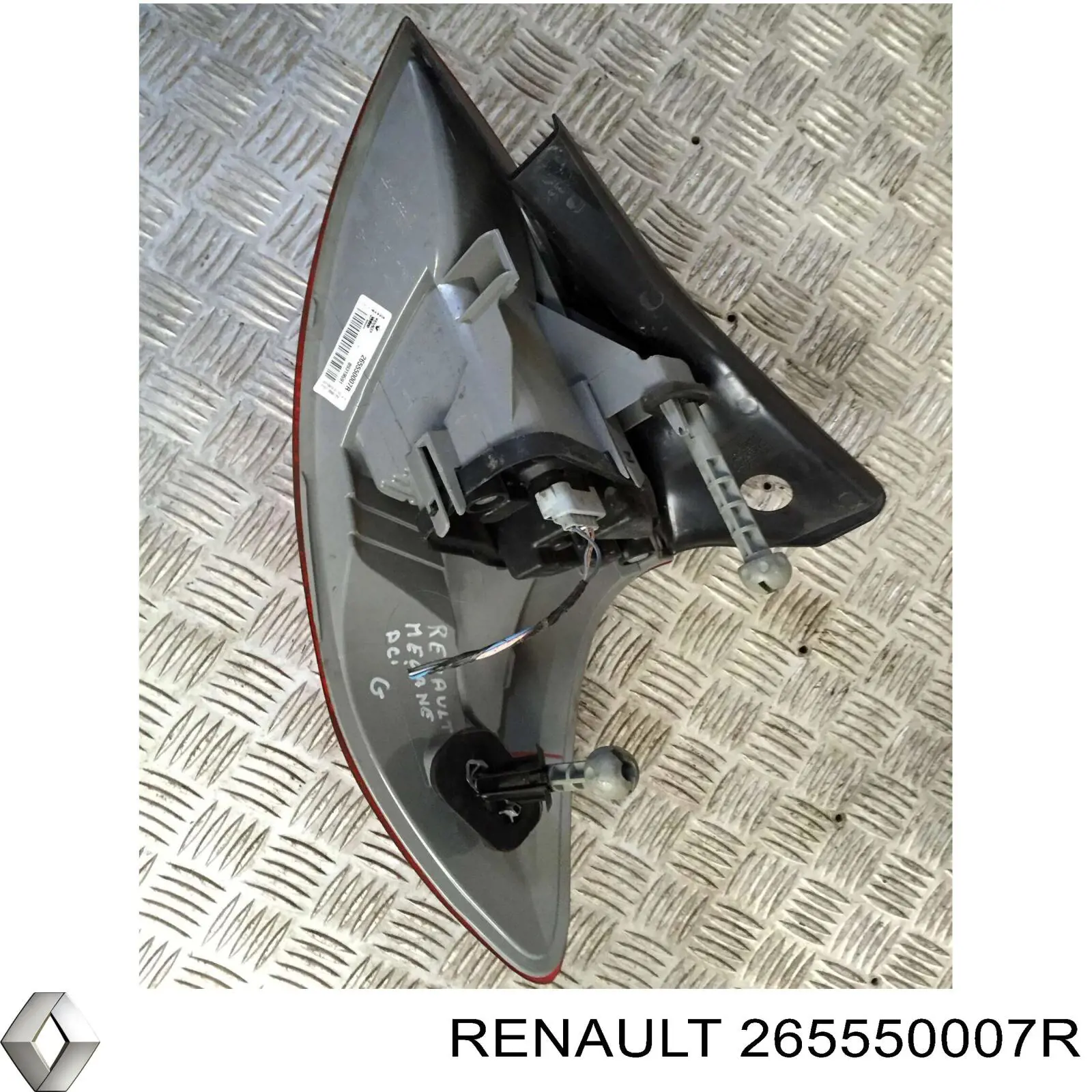 Задня ліва зовнішня фара Renault (RVI) 265550007R ціна, від 66.52 USD