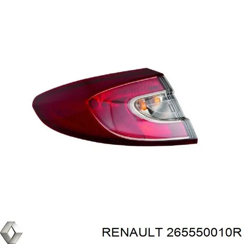 265550010R Renault (RVI) ліхтар задній лівий, зовнішній