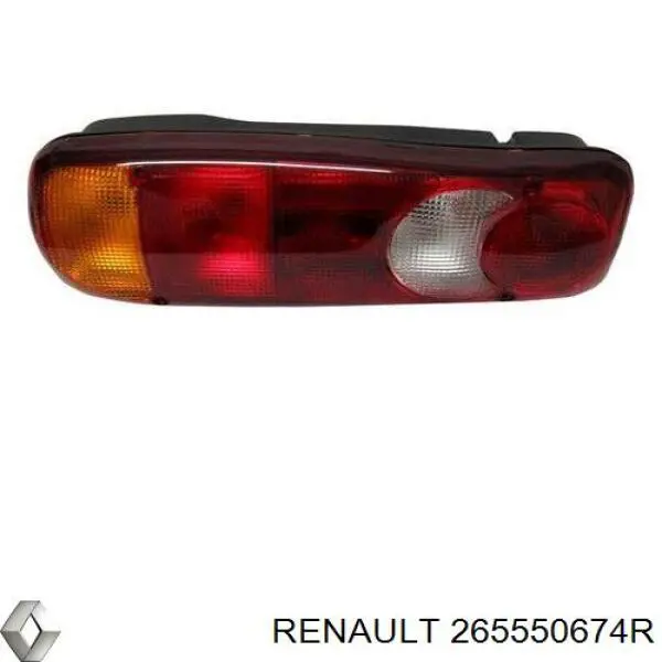 Ліхтар задній лівий Renault (RVI) 265550674R ціна, від 30.58 USD