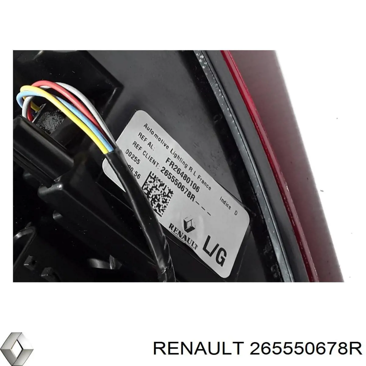 Стоп задній Renault (RVI) 265550929R