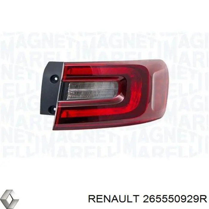 Задня ліва зовнішня фара Renault (RVI) 265550929R ціна, від 159.90 USD