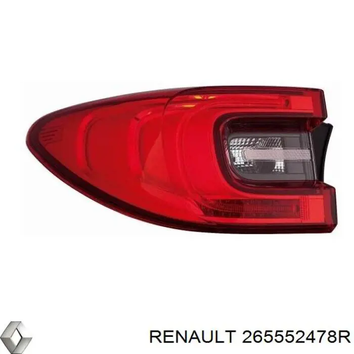 Ліхтар задній лівий, зовнішній 55119AELWE Depo/Loro/Abakus