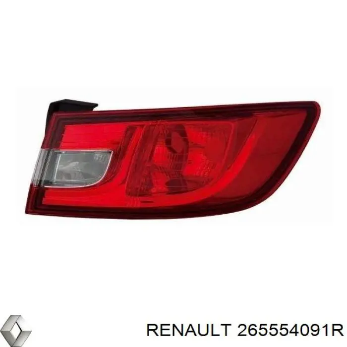 Ліхтар задній лівий, зовнішній 265554091R Renault (RVI)