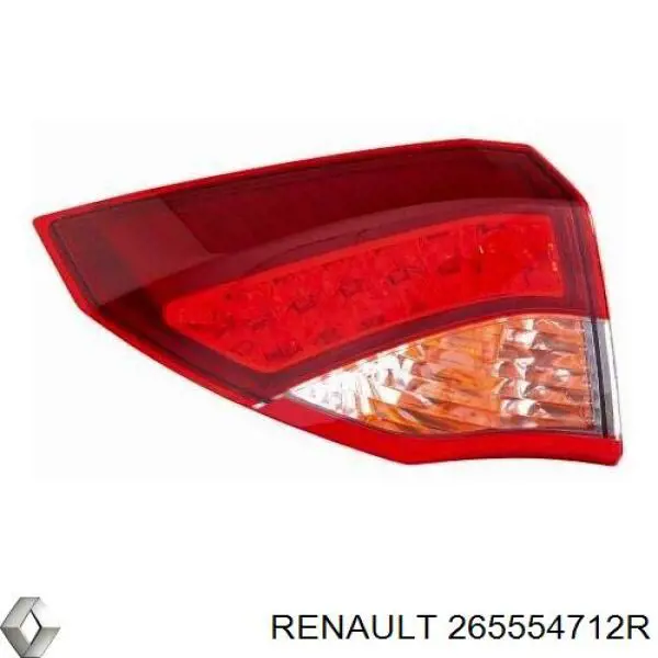 265554712R Renault (RVI) Задній лівий зовнішній ліхтар