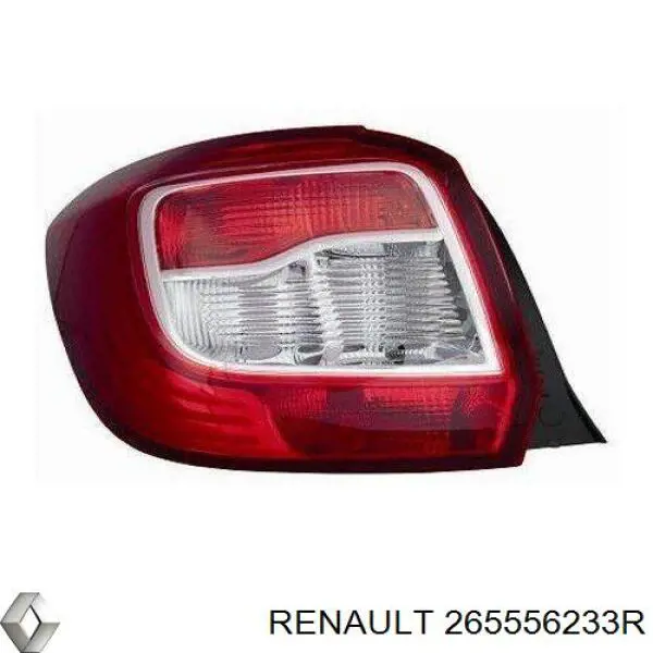 Ліхтар задній лівий Renault (RVI) 265551610R ціна, від 42.79 USD