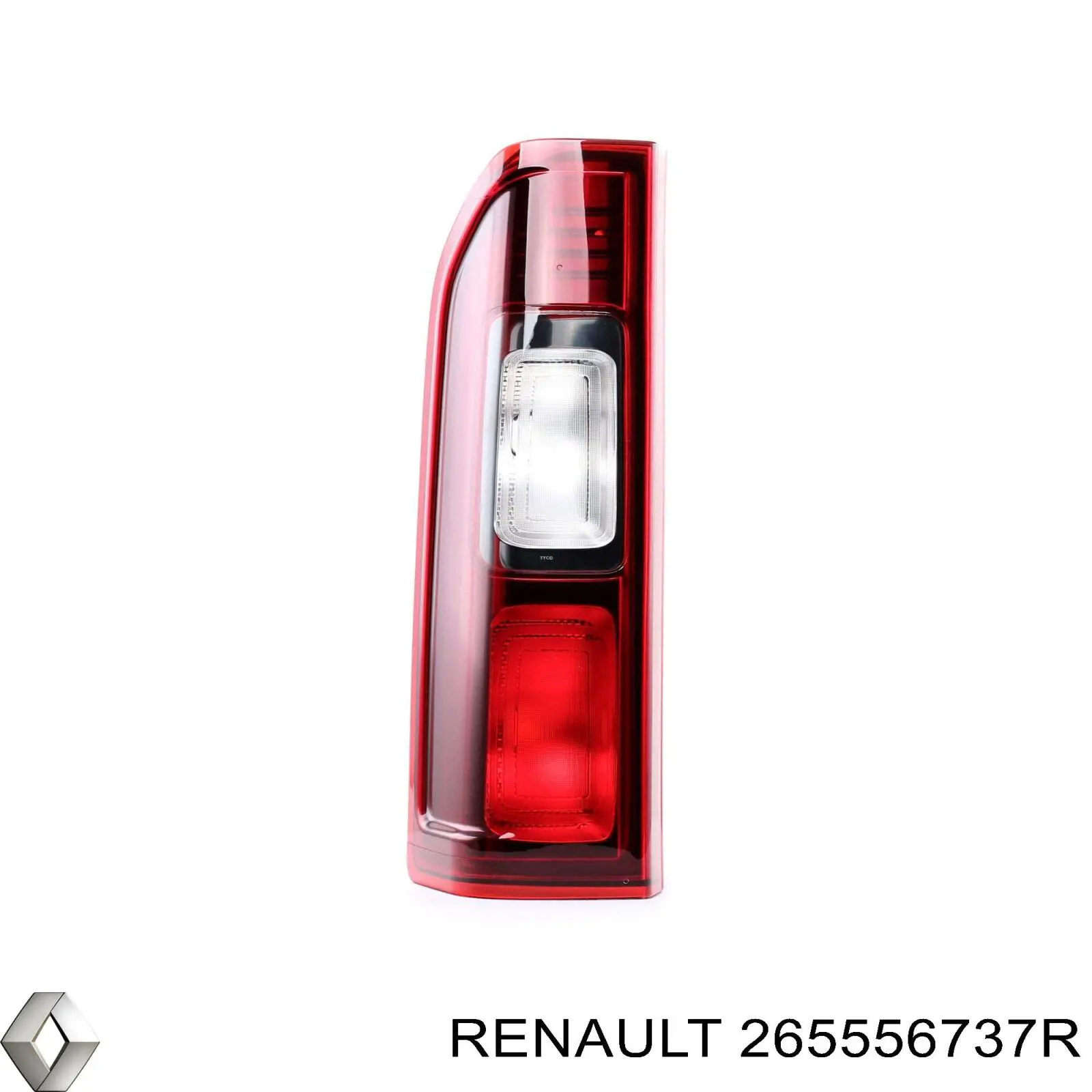 Ліхтар задній лівий, верхній Renault (RVI) 265556737R ціна, від 51.62 USD