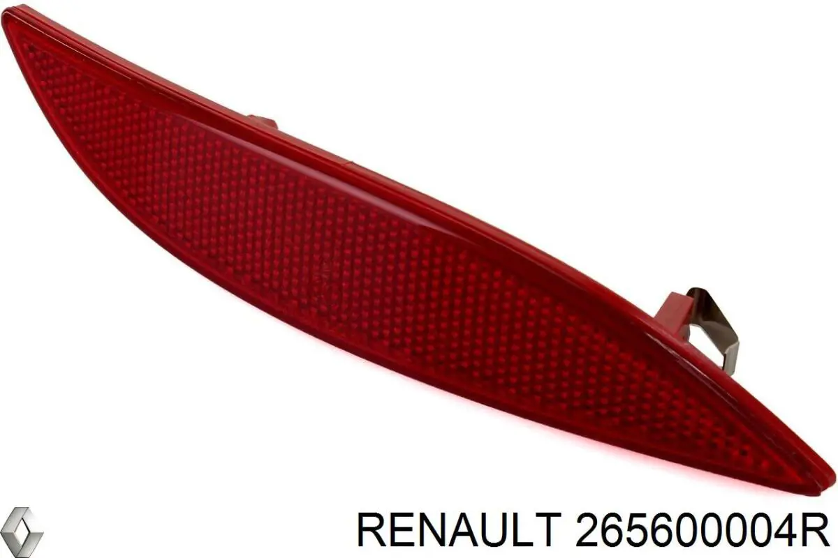 Катафот (відбивач) заднього бампера, правий 265600004R Renault (RVI)