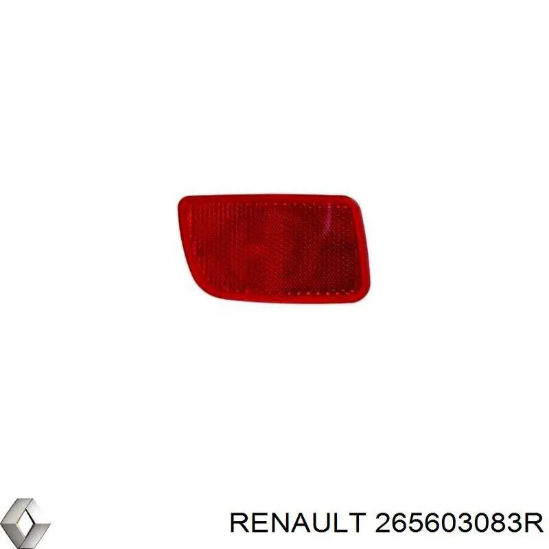 Катафот (відбивач) заднього бампера, правий GP8200152643 GP