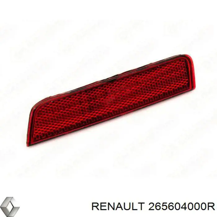 Правий катафот заднього бампера Renault (RVI) 265604000R ціна, від 5.71 USD