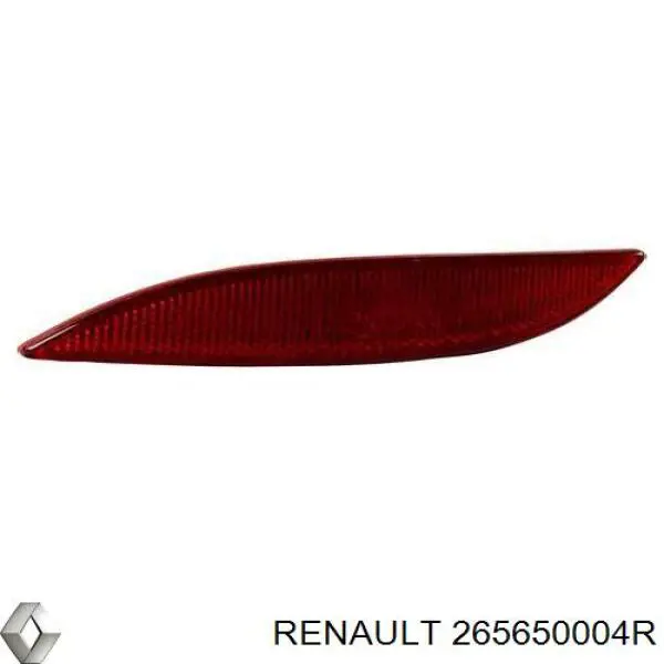 265655133R Renault (RVI) катафот (відбивач заднього бампера, лівий)