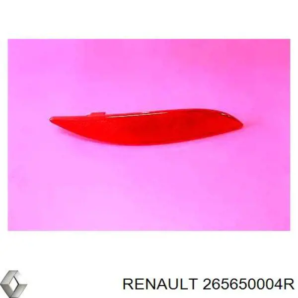 Лівий катафот заднього бампера Renault (RVI) 265650004R ціна, від 11.84 USD