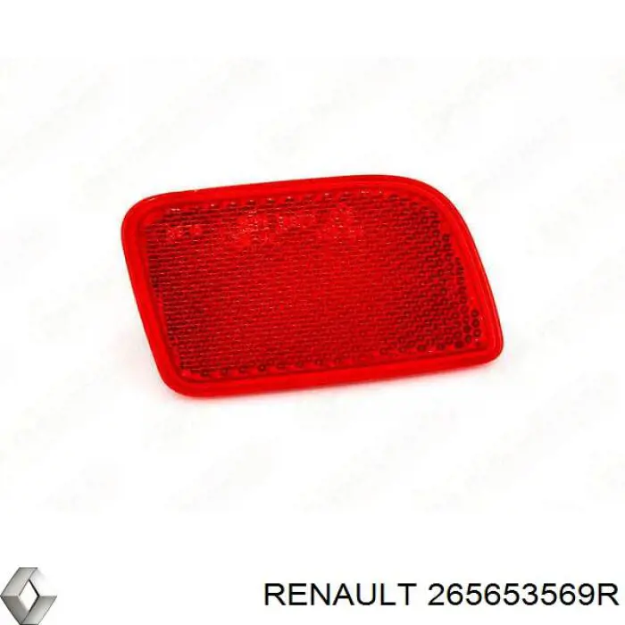 265653569R Renault (RVI) Лівий катафот бампера