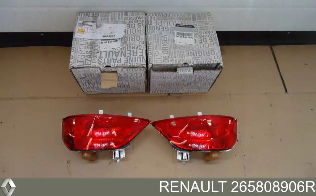 Протівотуманнка задня, права Renault (RVI) 265808906R ціна, від 79.22 USD