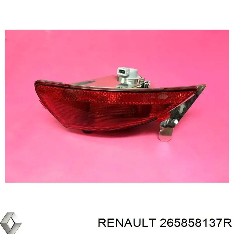 265858137R Renault (RVI) Ліхтар заднього бампера, лівий